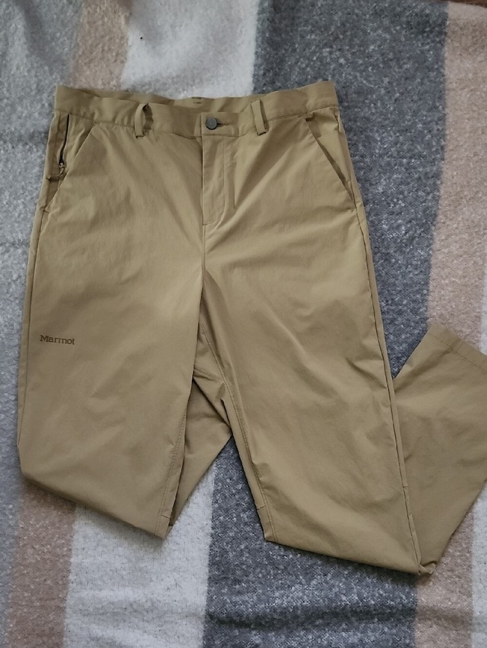 Marmot Men's Arch Rock Hiking Pants - Beige/Tan - Sz 34 Gorpcore Lightweight - Picture 4 of 13